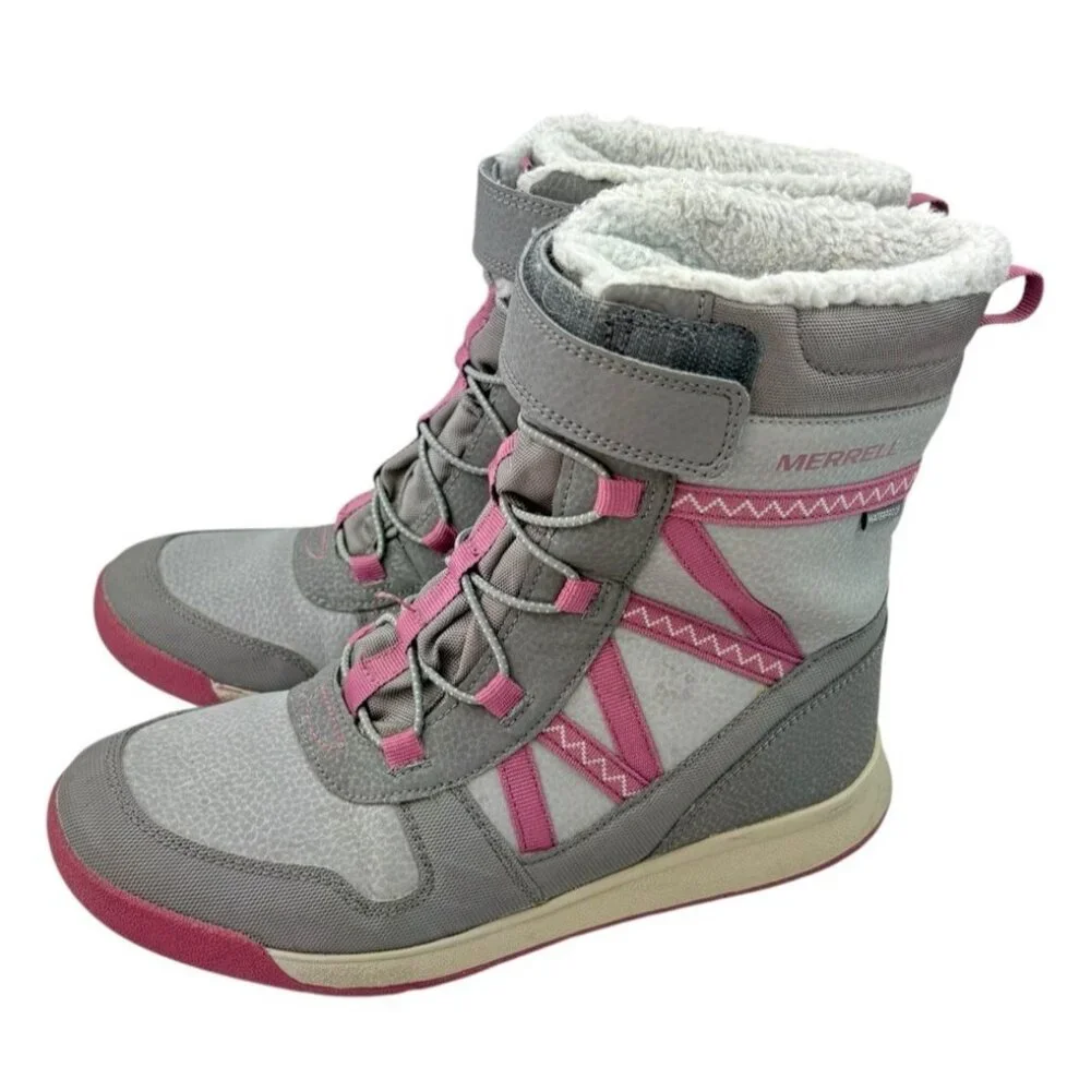 *Merrell  Snow Crush 2.0 Boots Girls Kids Youth Size 5 Warm Winter Outdoor Ski